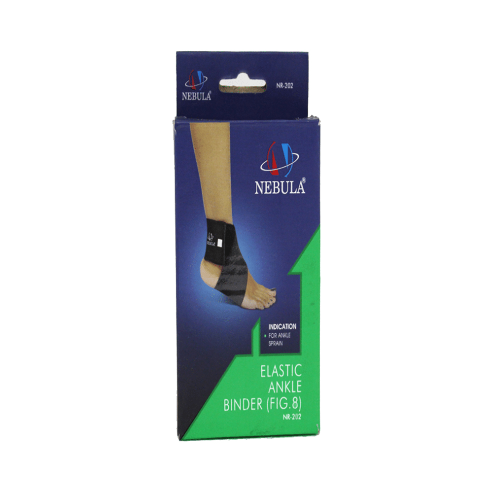 Nebula NR 202 Elastic Ankle Binder (Fig.8) Large Black - Image 2