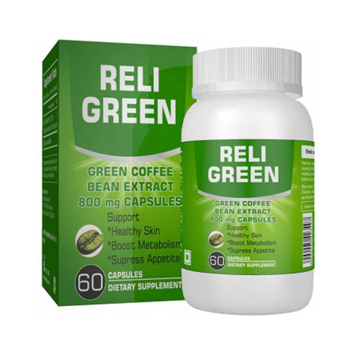 Reli Green Coffee Bean Extract 800mg Capsule - Image 1
