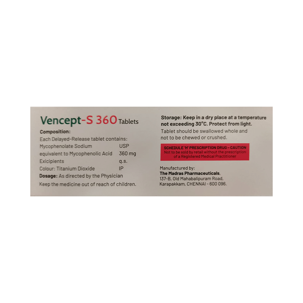 Vencept-S 360 Tablet DR - Image 2