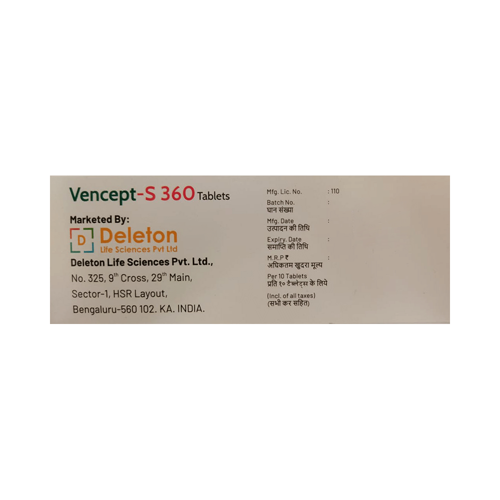 Vencept-S 360 Tablet DR - Image 3
