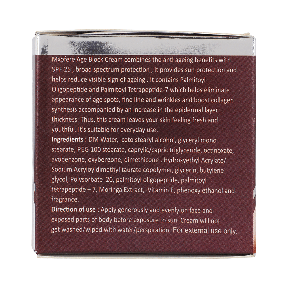 Mxofere Age Block Cream with SPF 25 - Image 2