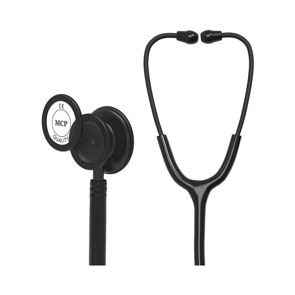 MCP Midnight Black Dual Head Stethoscope - Image 1