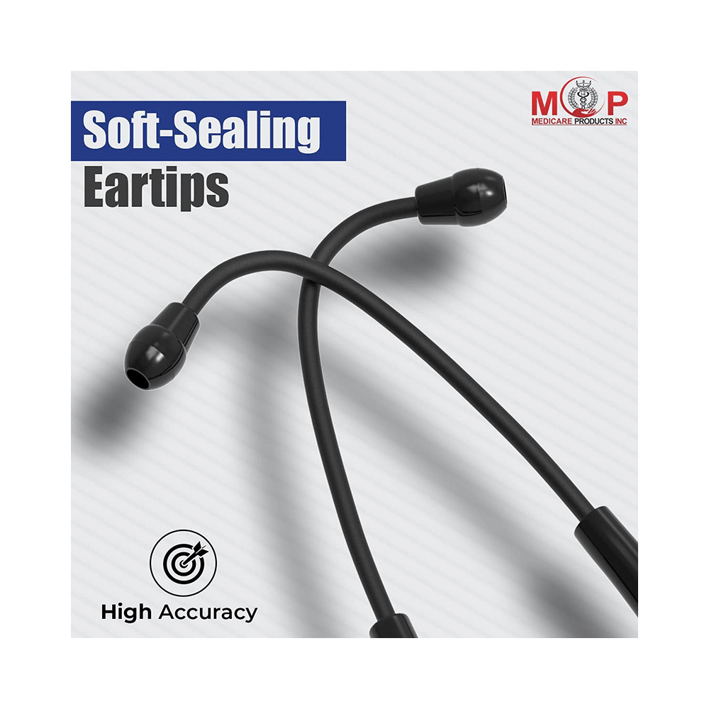MCP Midnight Black Dual Head Stethoscope - Image 4