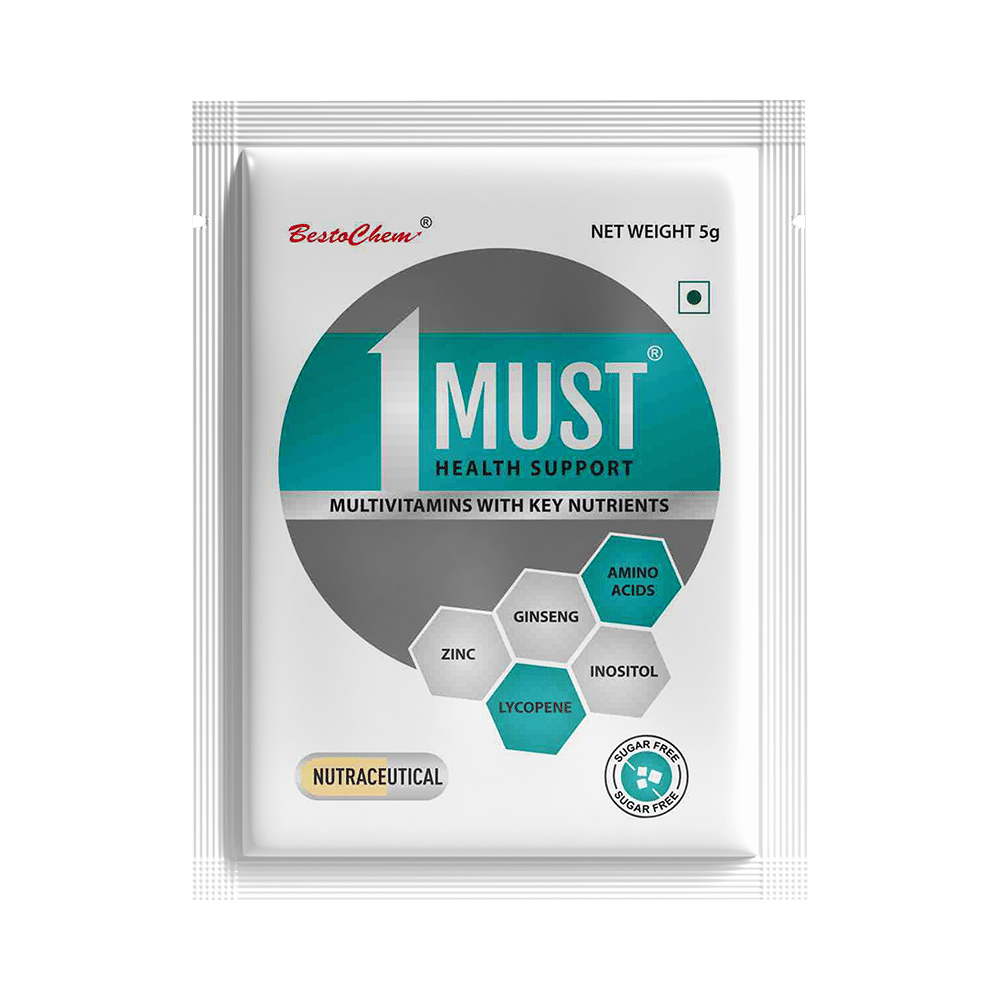 1Must Multivitamins with Key Nutrients Sachet (5gm Each) Sugar Free Orange - Image 2