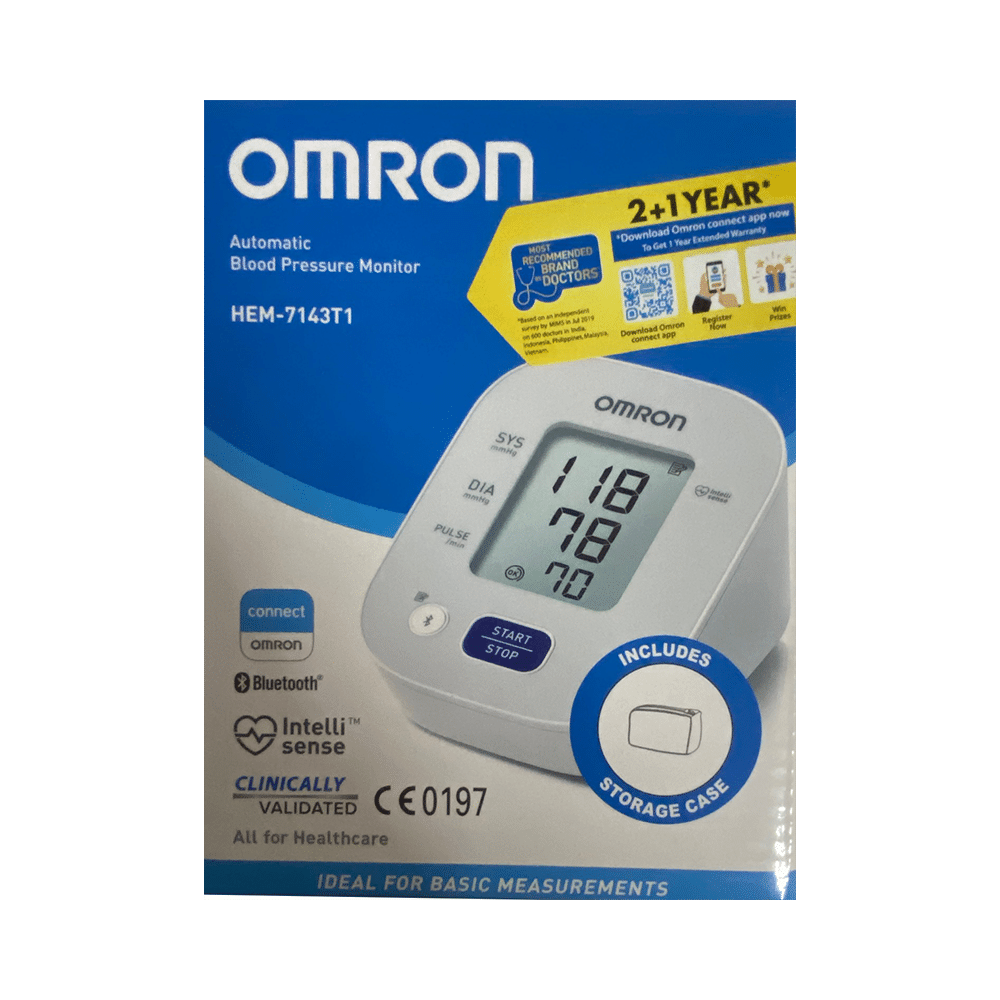 Omron HEM 7143T1 Automatic Blood Pressure Monitor