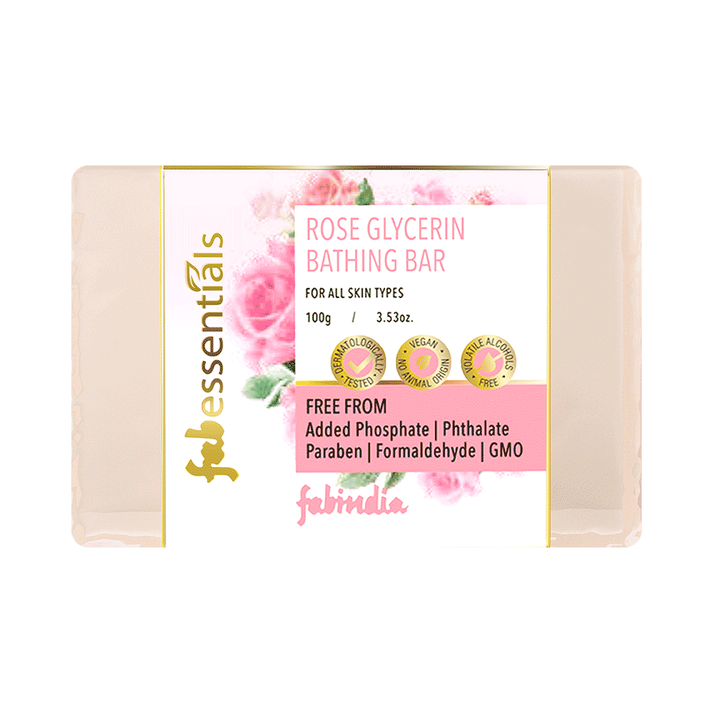 Fabessentials Rose Glycerin Bathing Bar - Image 3
