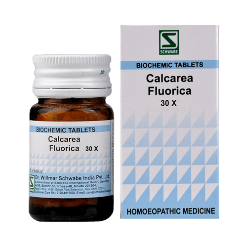 Dr Willmar Schwabe India Calcarea Fluorica Biochemic Tablet 30X - Image 1