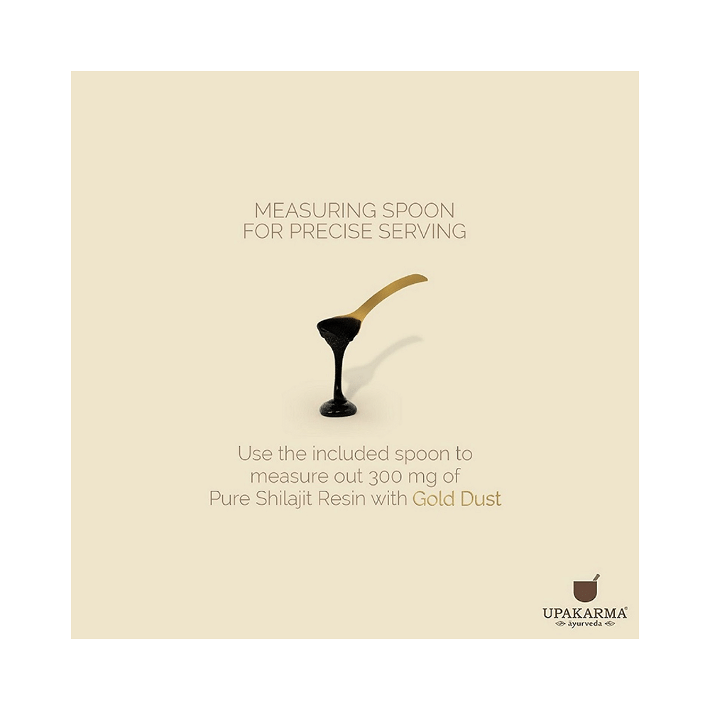 Upakarma Ayurveda with Gold Dust Pure Shilajit Resin Form | For Strength & Stamina - Image 6