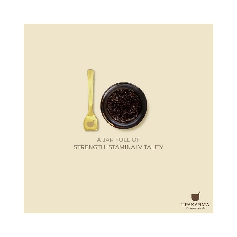 Upakarma Ayurveda with Gold Dust Pure Shilajit Resin Form | For Strength & Stamina - Image 3