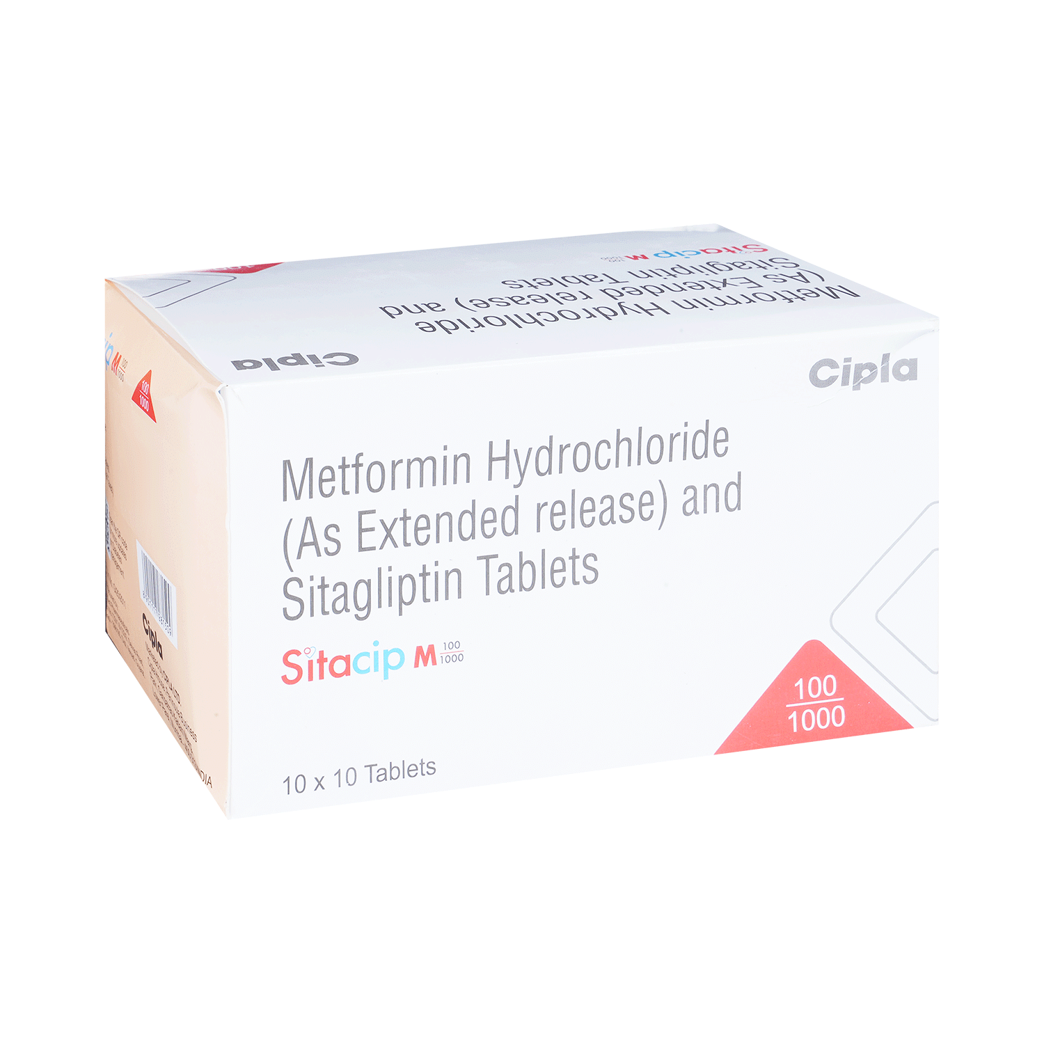 Sitacip M 100/1000 Tablet ER - Image 2