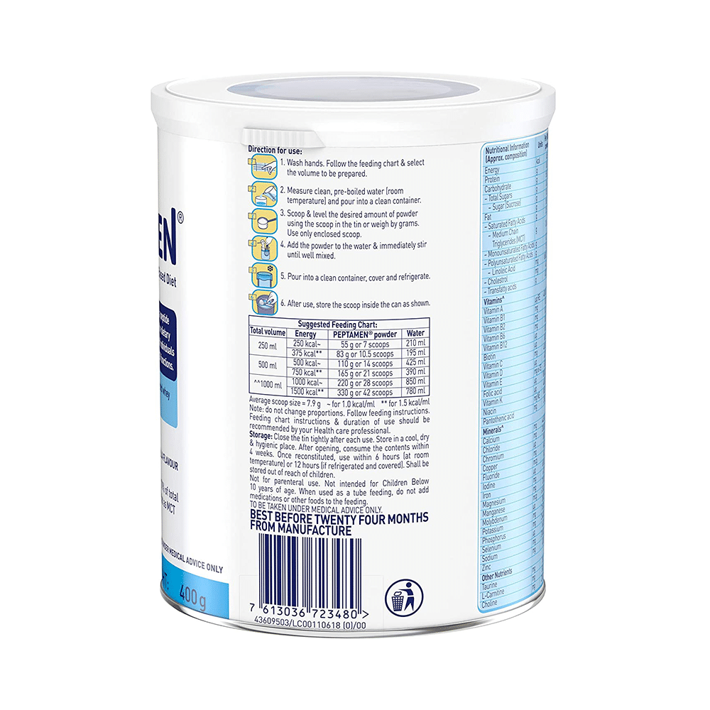 Peptamen Whey Peptide Based Diet for GI Function | Flavour Powder Vanilla - Image 4