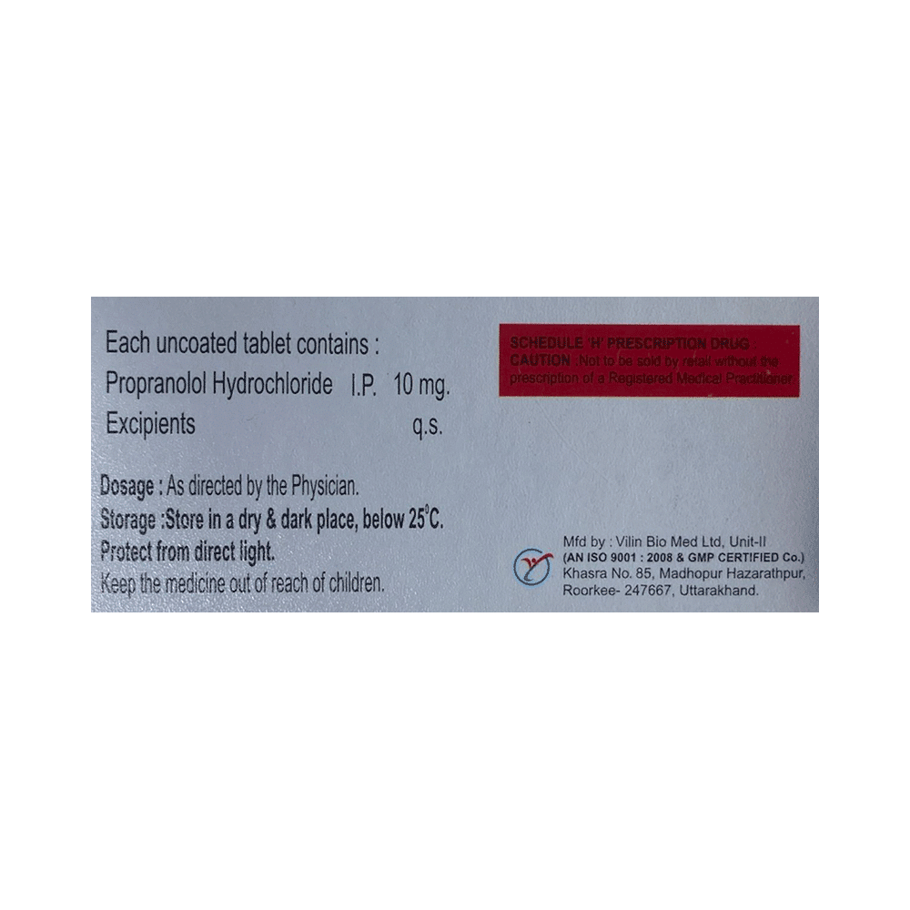 Psynolol 10 Tablet - Image 2