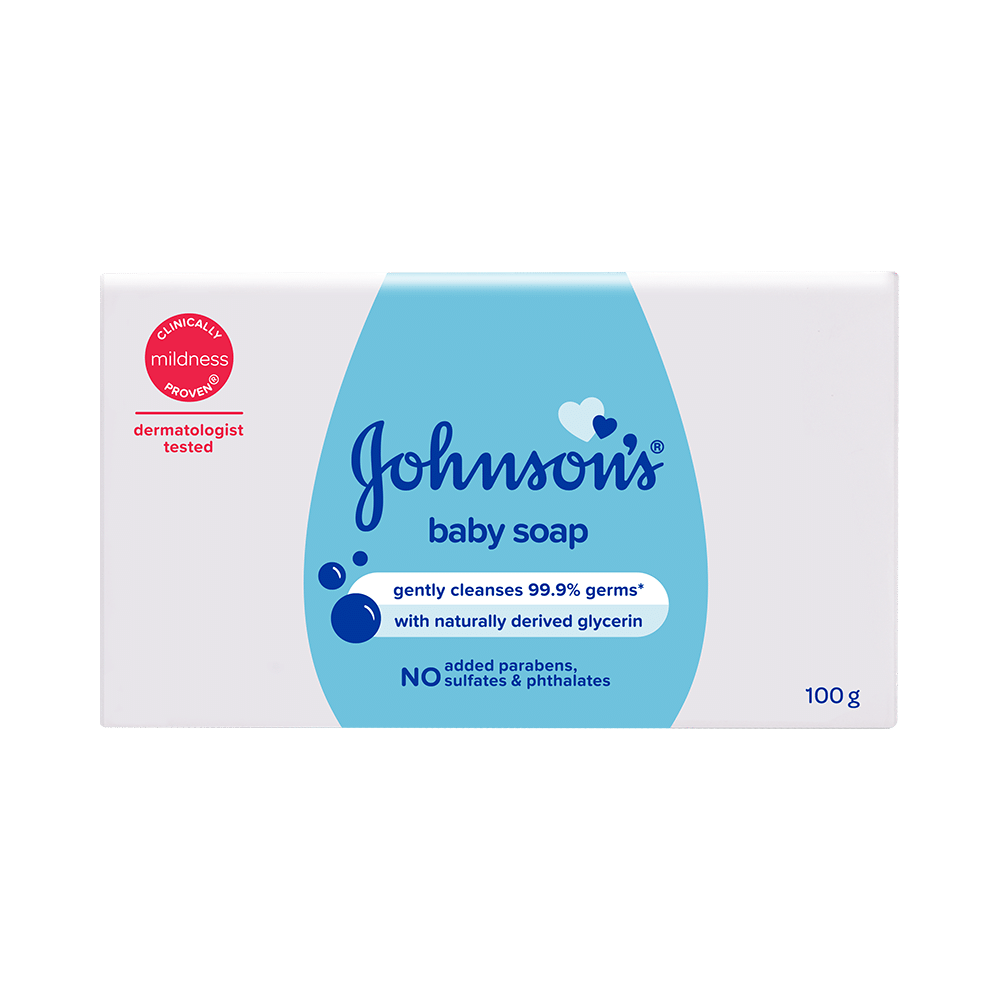 Johnson's Baby Soap with Naturally Derived Glycerin | Mild Soap