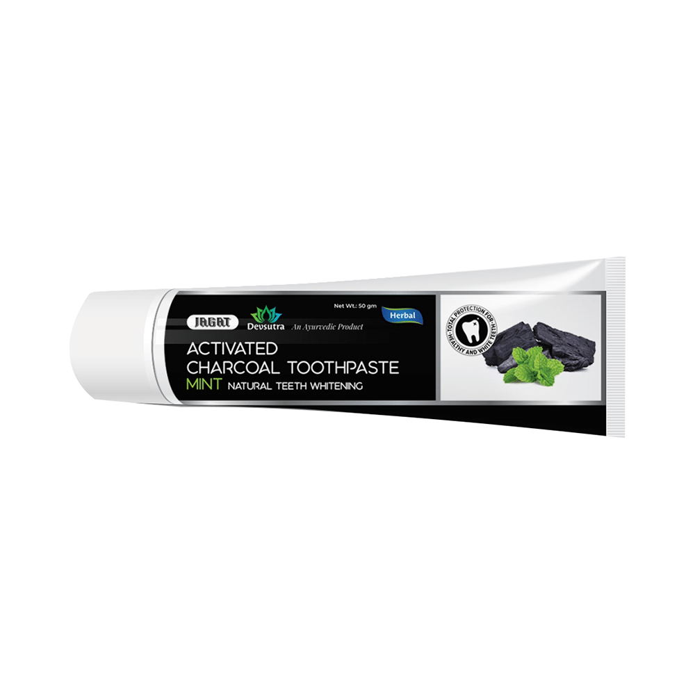 Jagat Devsutra Activated Charcoal Toothpaste (50gm Each)