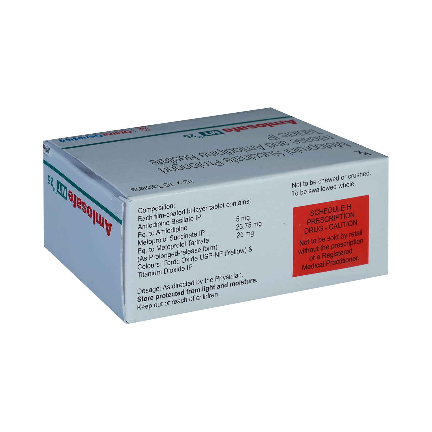 Amlosafe MT 25 Tablet PR - Image 3