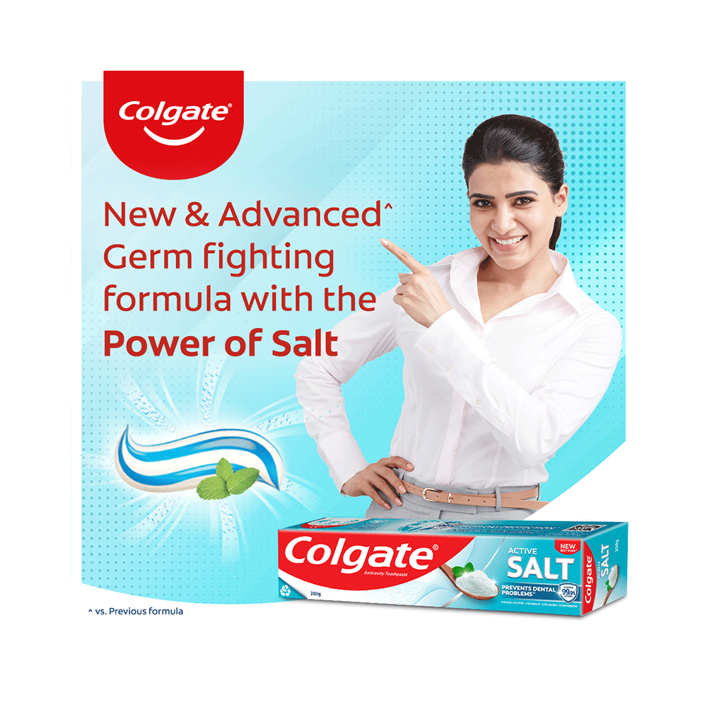 Colgate Active Salt Toothpaste | For Healthy Teeth & Gums Toothpaste - Image 3