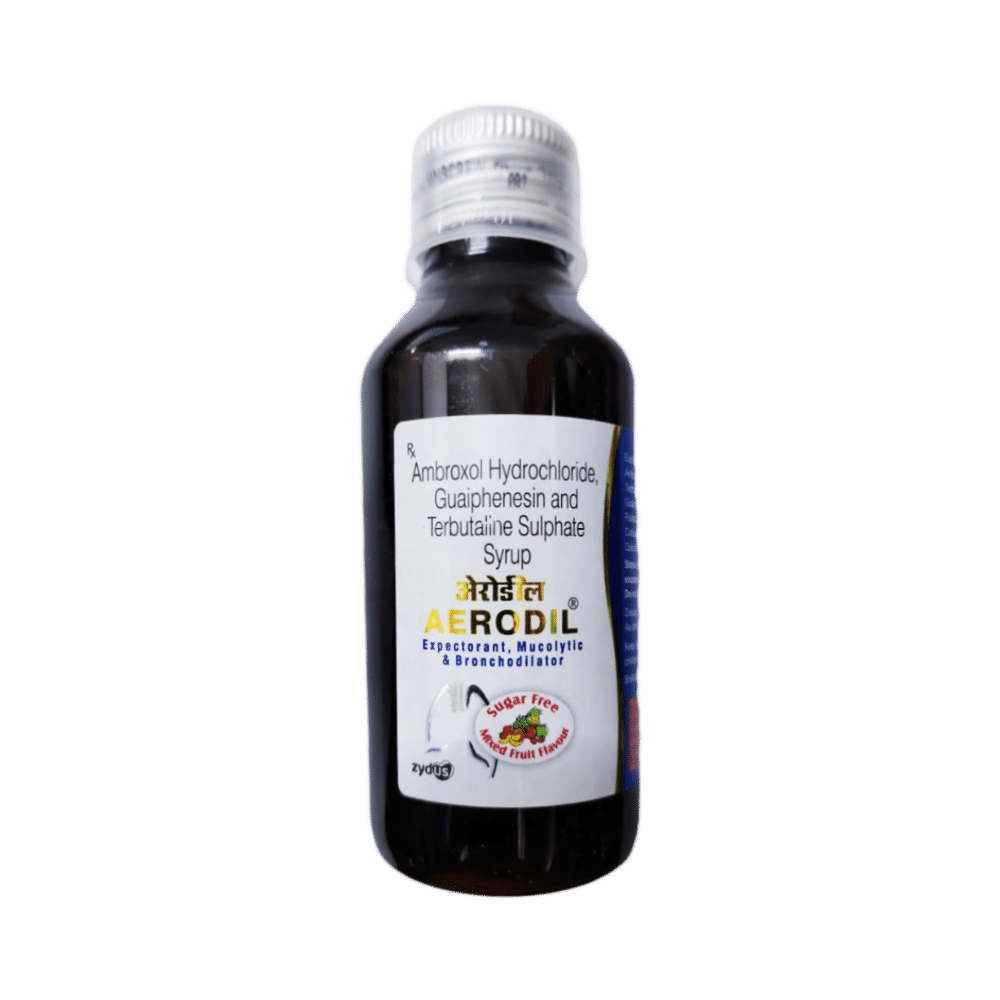 Aerodil Expectorant Sugar Free Mixed Fruit - Image 4