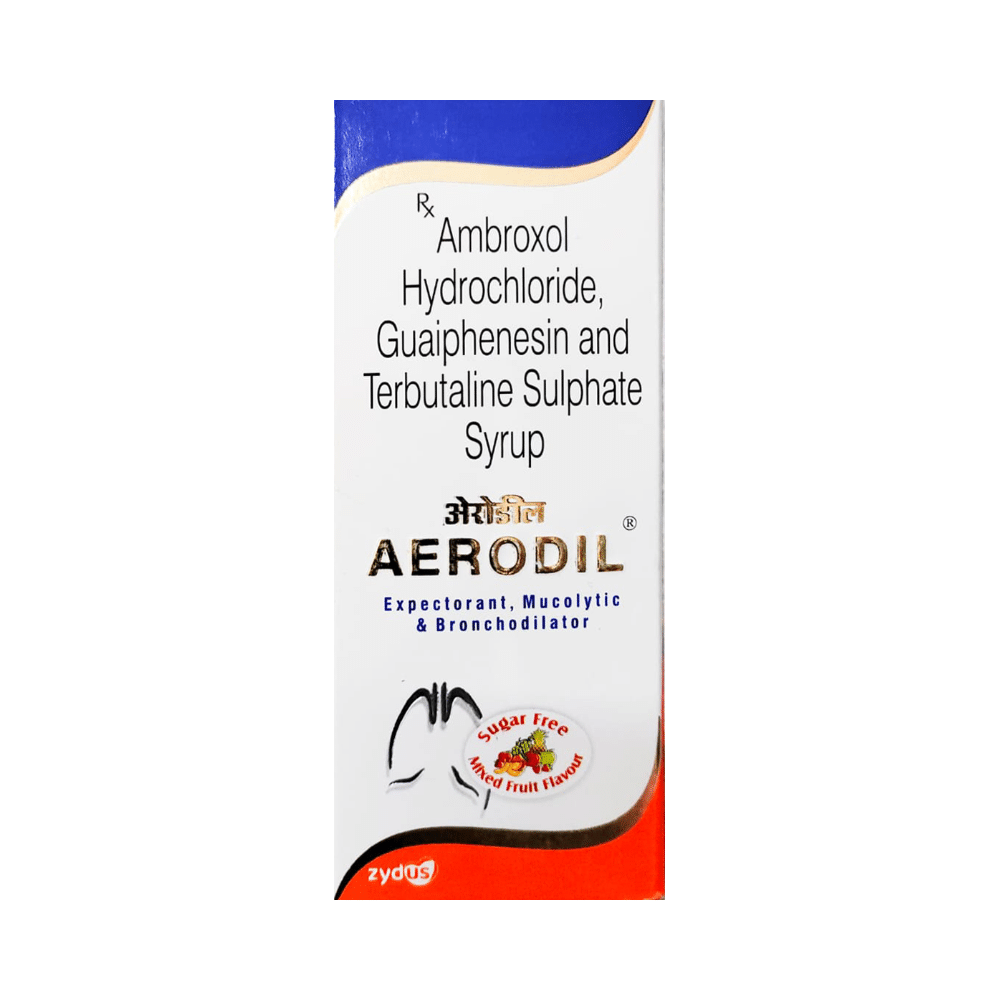 Aerodil Expectorant Sugar Free Mixed Fruit - Image 1