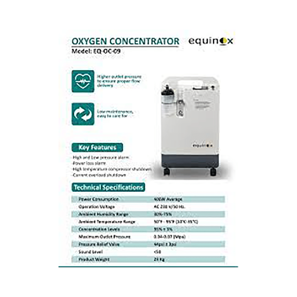 Equinox EQ-OC 09 Oxygen Concentrator - Image 2