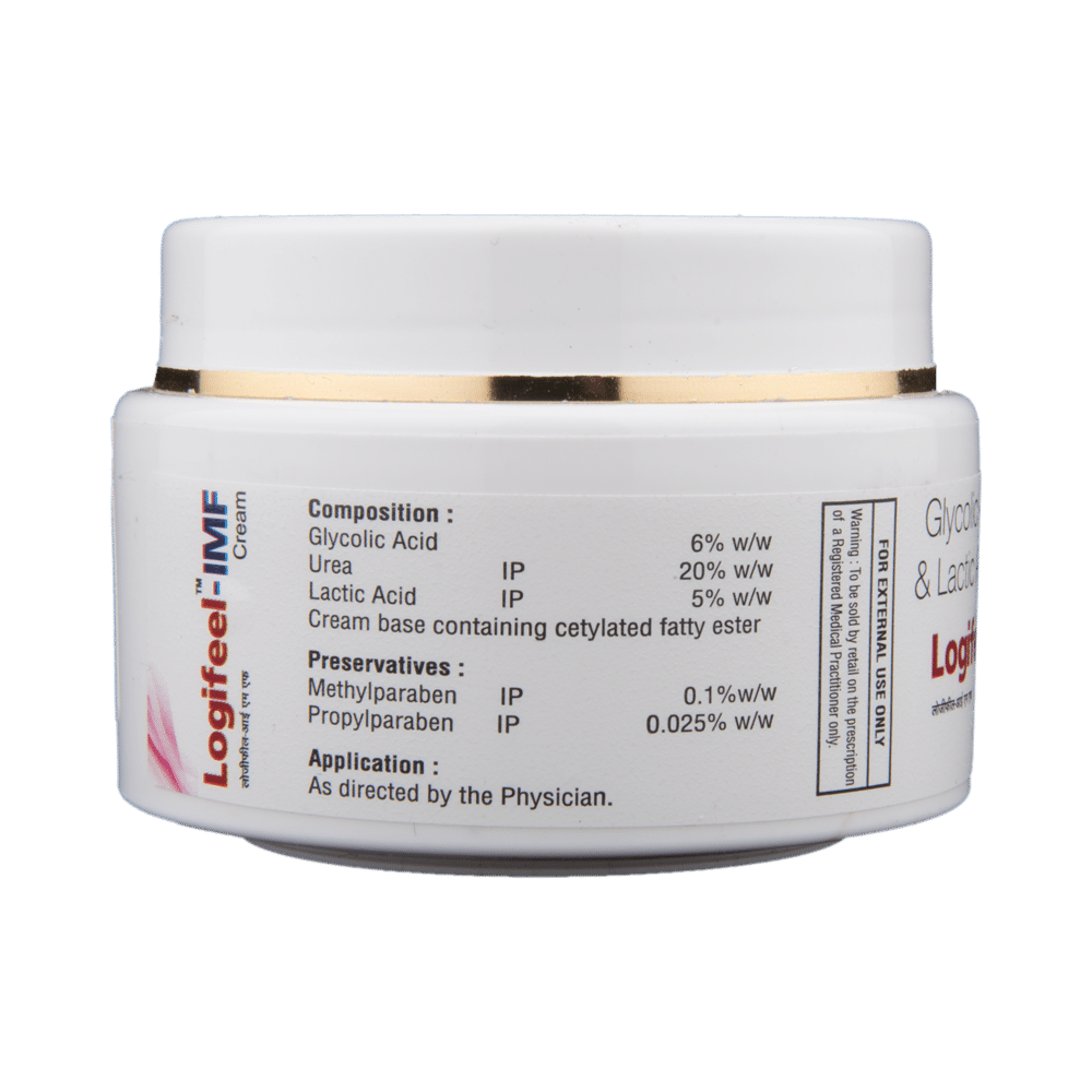 Logifeel-IMF Cream with Glycolic Acid, Urea & Lactic Acid - Image 5