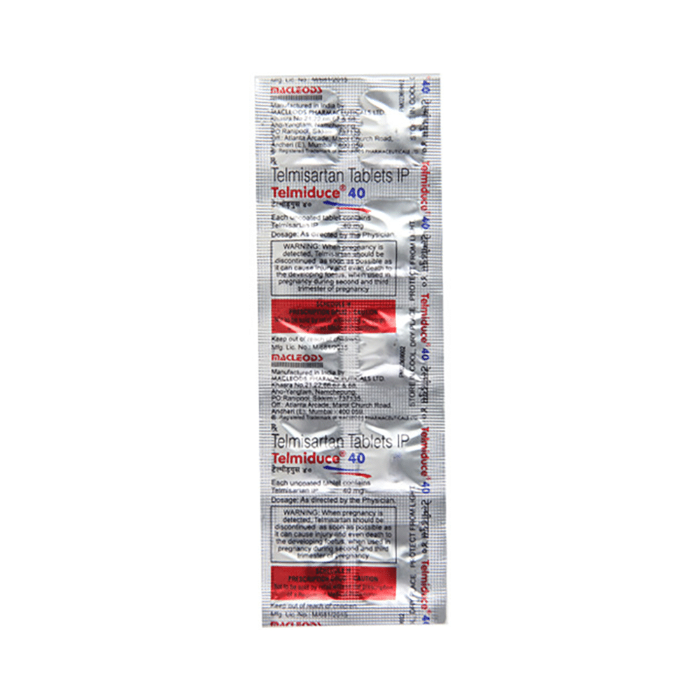 Telmiduce 40mg Tablet - Image 3