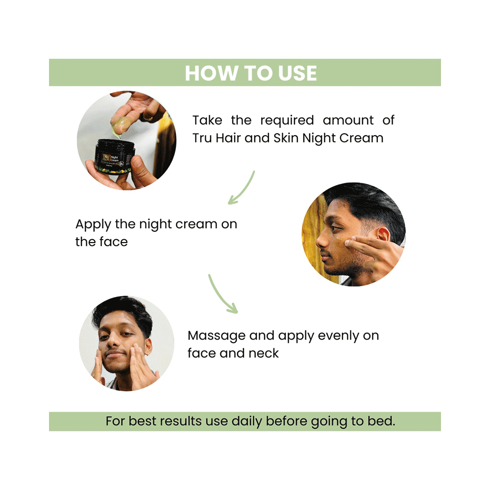 Tru Hair & Skin Night Cream for Acne & Pimples - Image 5