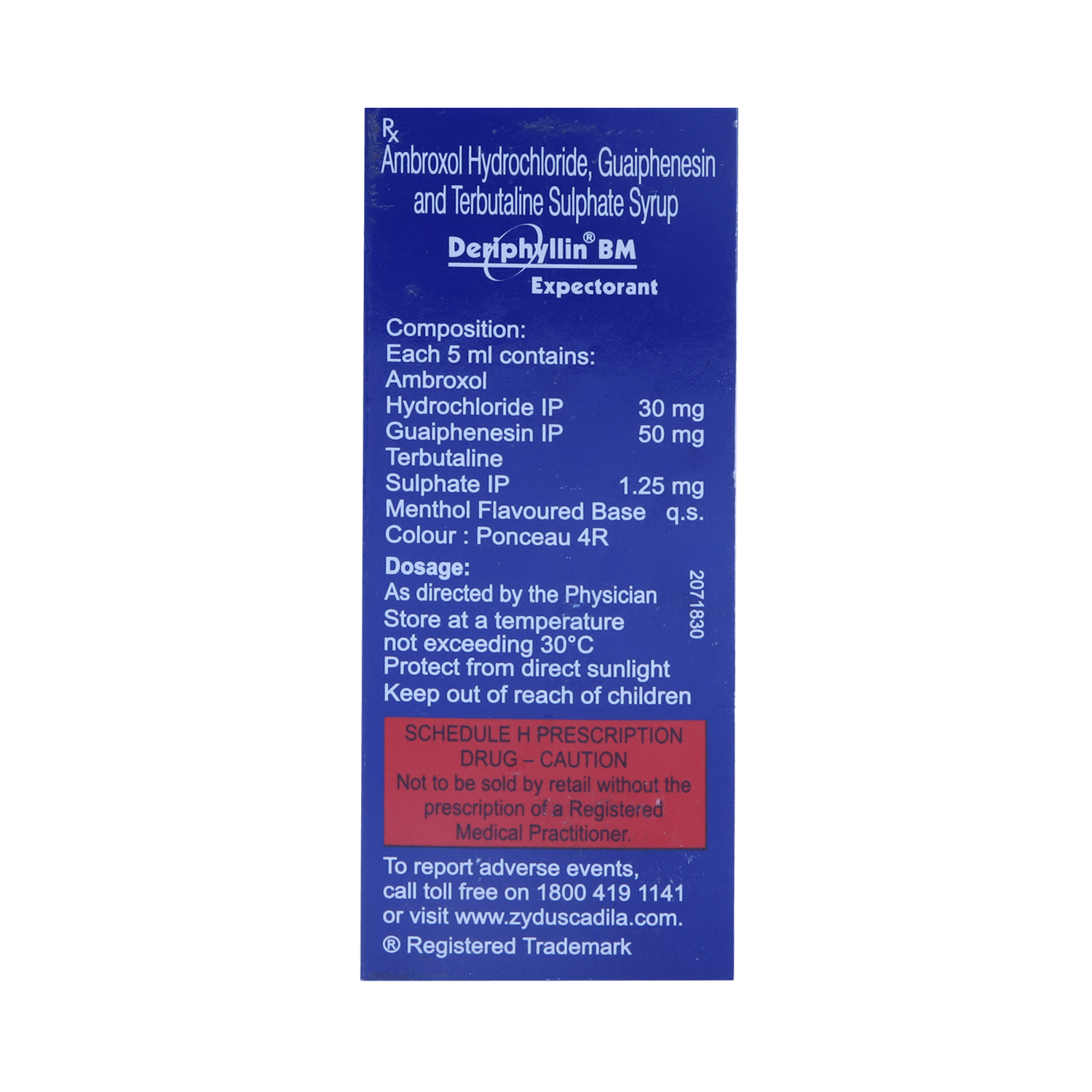 Deriphyllin BM  Expectorant - Image 3