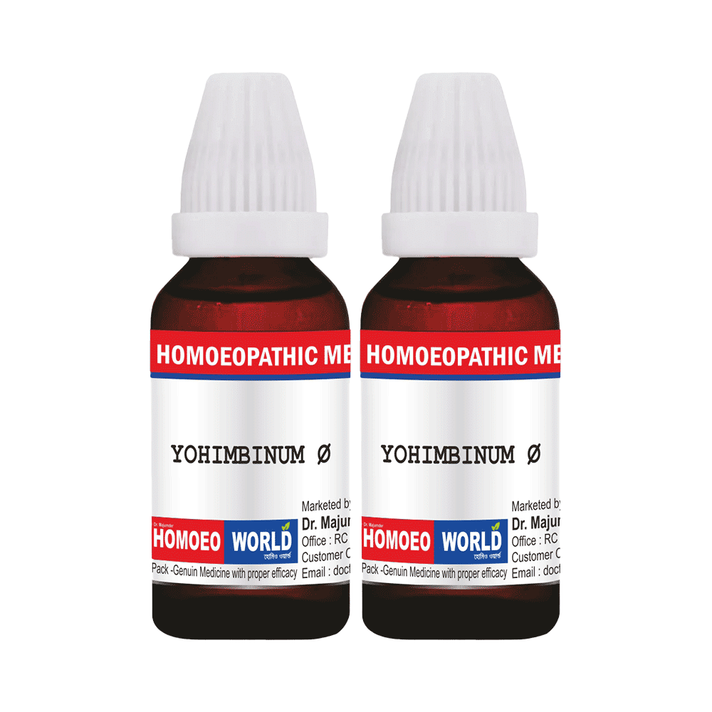 Dr. Majumder Homeo World Yohimbinum Mother Tincture (30ml Each) Q