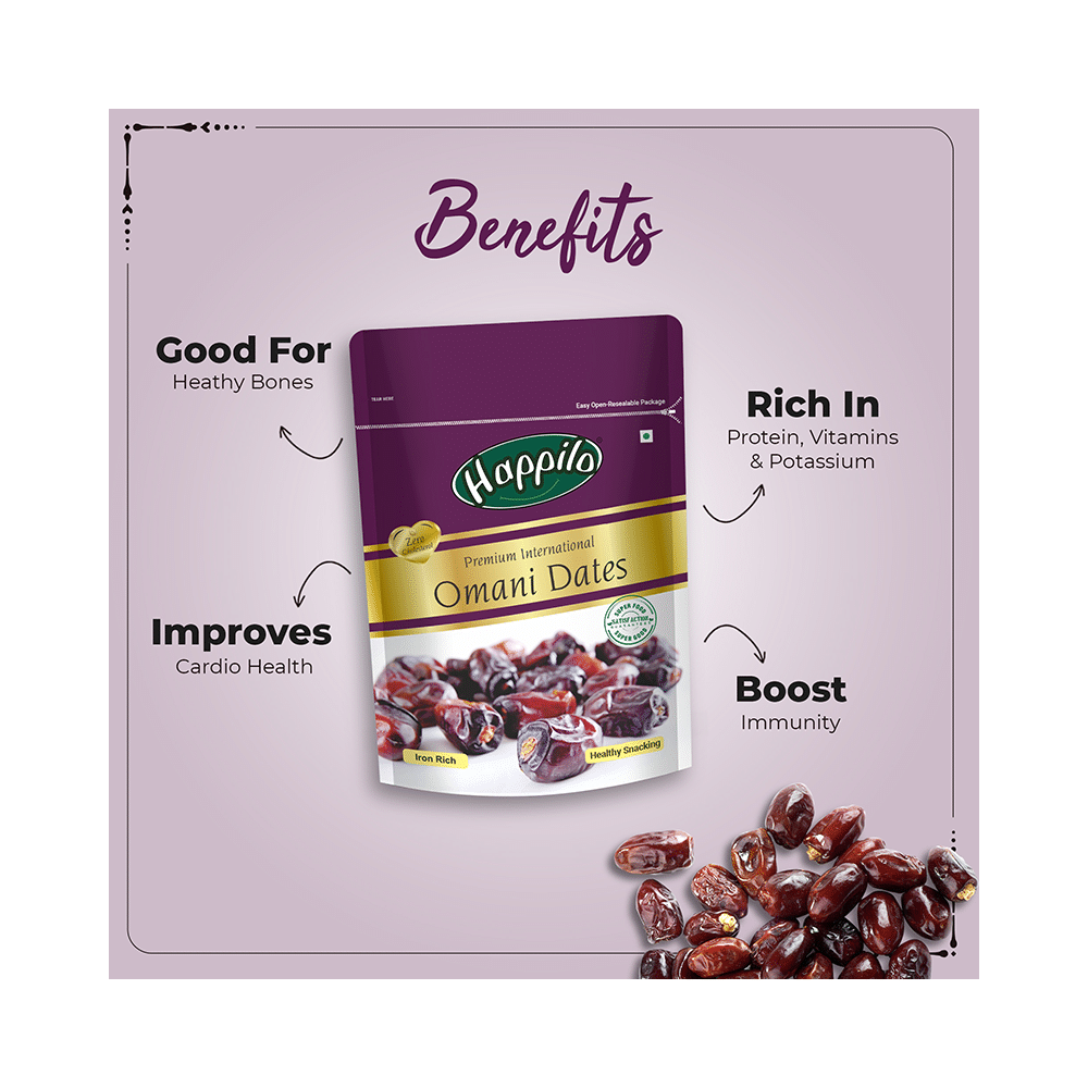 Happilo Premium International Omani Dates (250gm Each) - Image 5