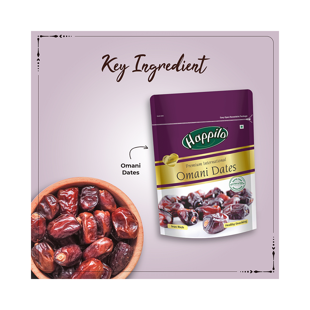Happilo Premium International Omani Dates (250gm Each) - Image 3