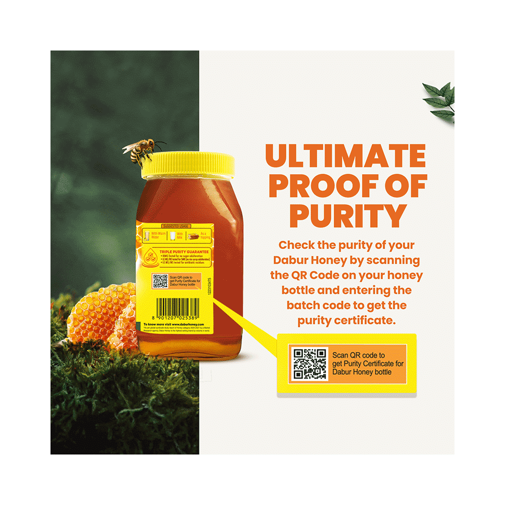 Dabur Honey 100% Pure | World’S No.1 Honey Brand With No Sugar Adulteration - Image 10