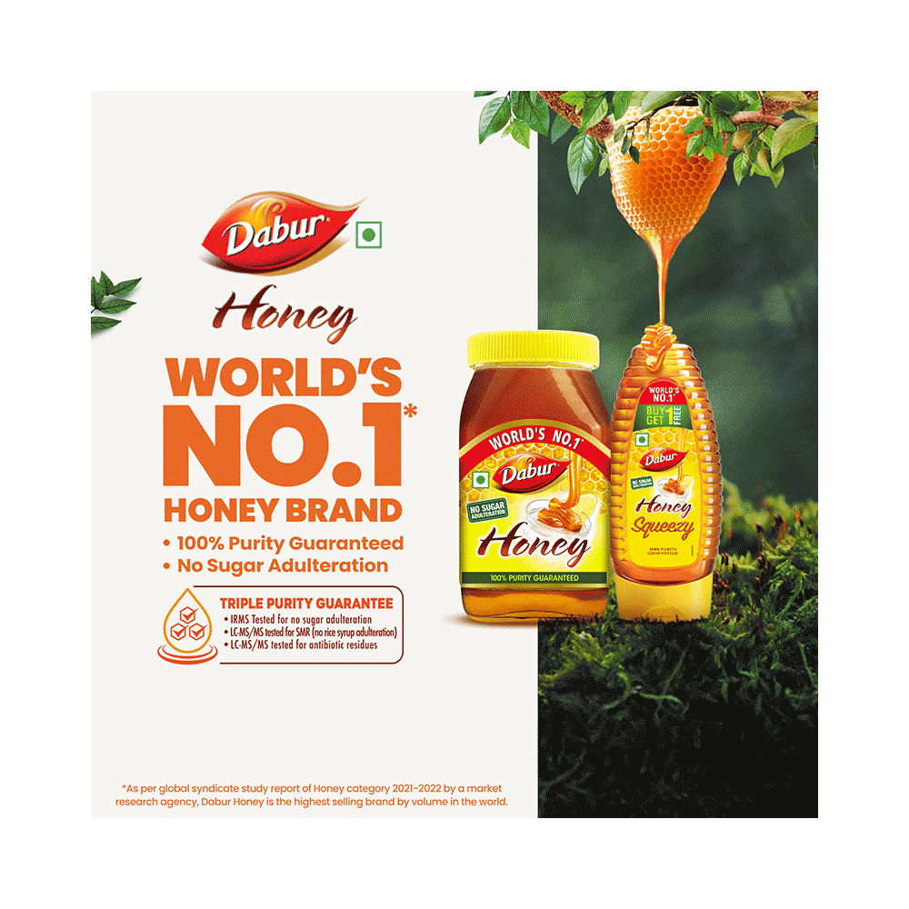 Dabur Honey 100% Pure | World’S No.1 Honey Brand With No Sugar Adulteration - Image 6