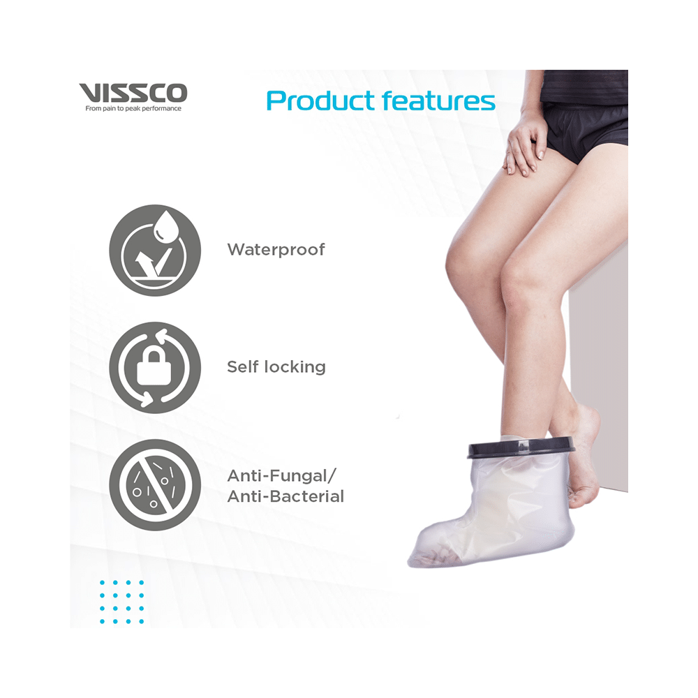 Vissco Core Cast Cover - Leg upto Ankle Universal Grey - Image 3
