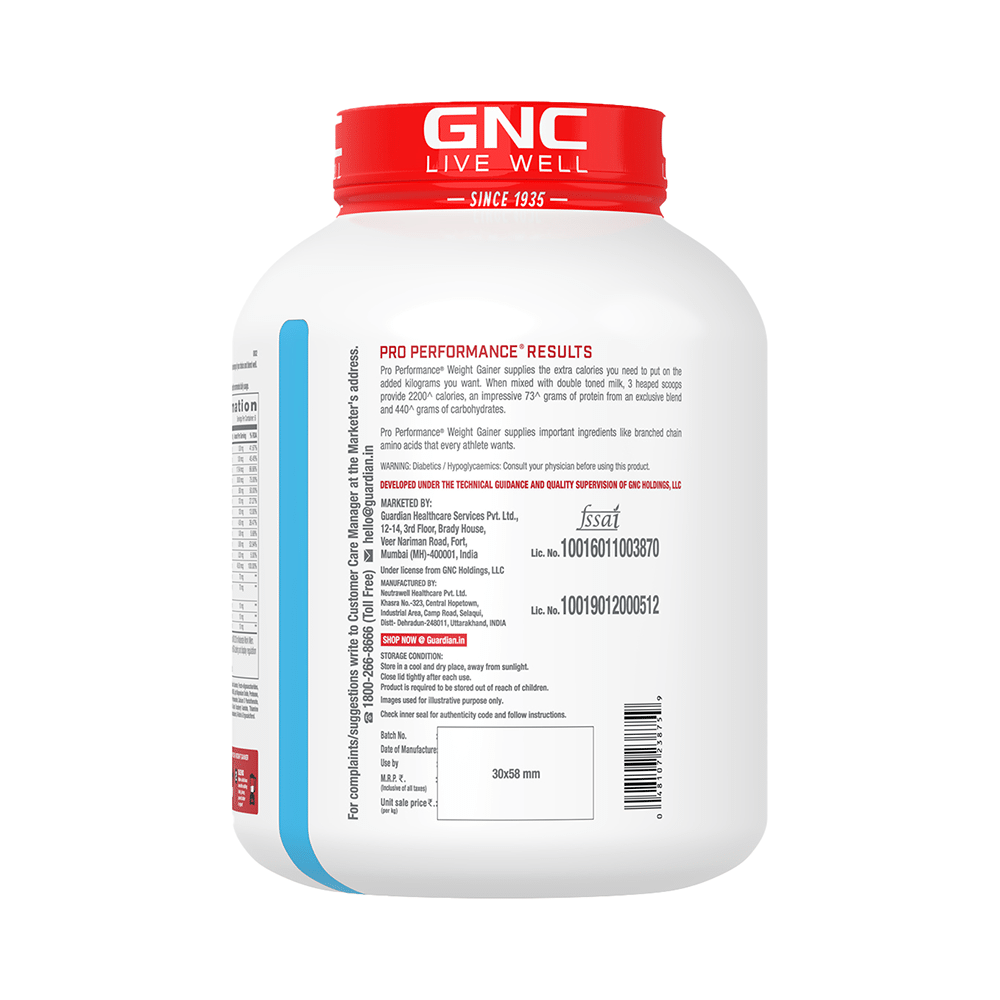GNC Pro Performance Weight Gainer with Whey Protein | Flavour Powder Double  Chocolate - Image 12