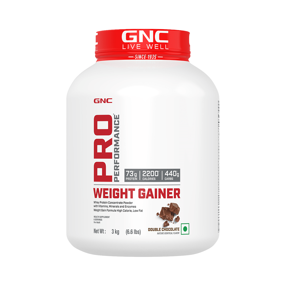 GNC Pro Performance Weight Gainer with Whey Protein | Flavour Powder Double  Chocolate - Image 10