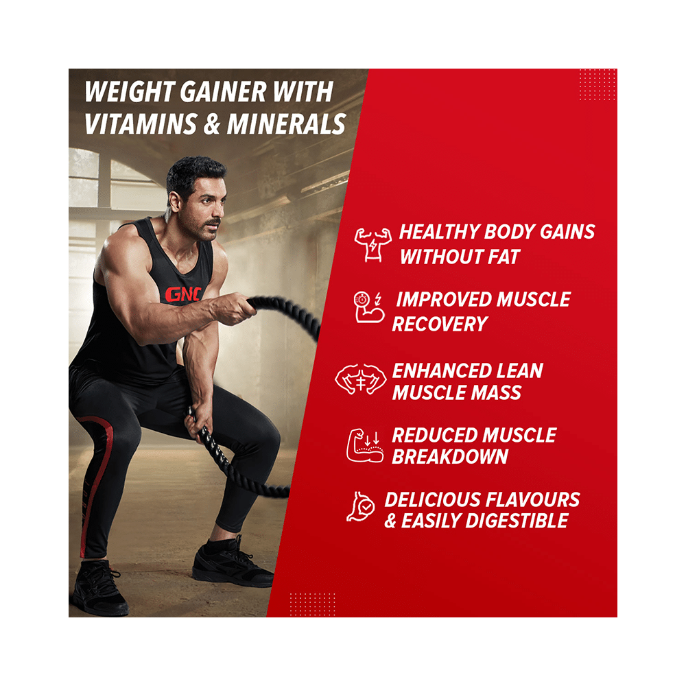 GNC Pro Performance Weight Gainer with Whey Protein | Flavour Powder Double  Chocolate - Image 7