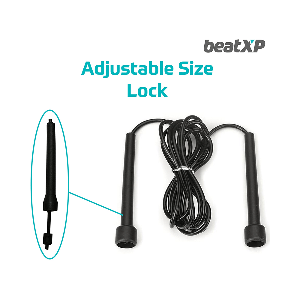 beatXP GHVMEDSKP004 Skipping Rope Pencil Handles Black - Image 5