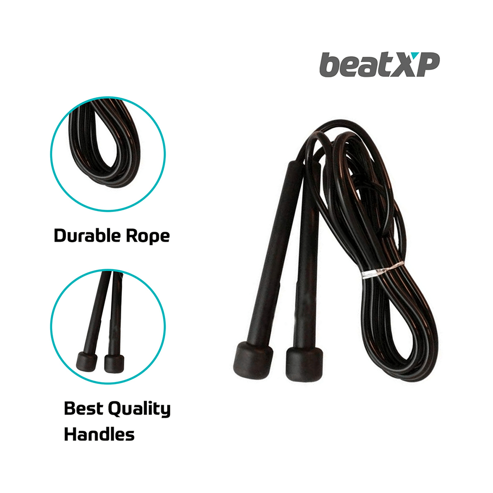 beatXP GHVMEDSKP004 Skipping Rope Pencil Handles Black - Image 4