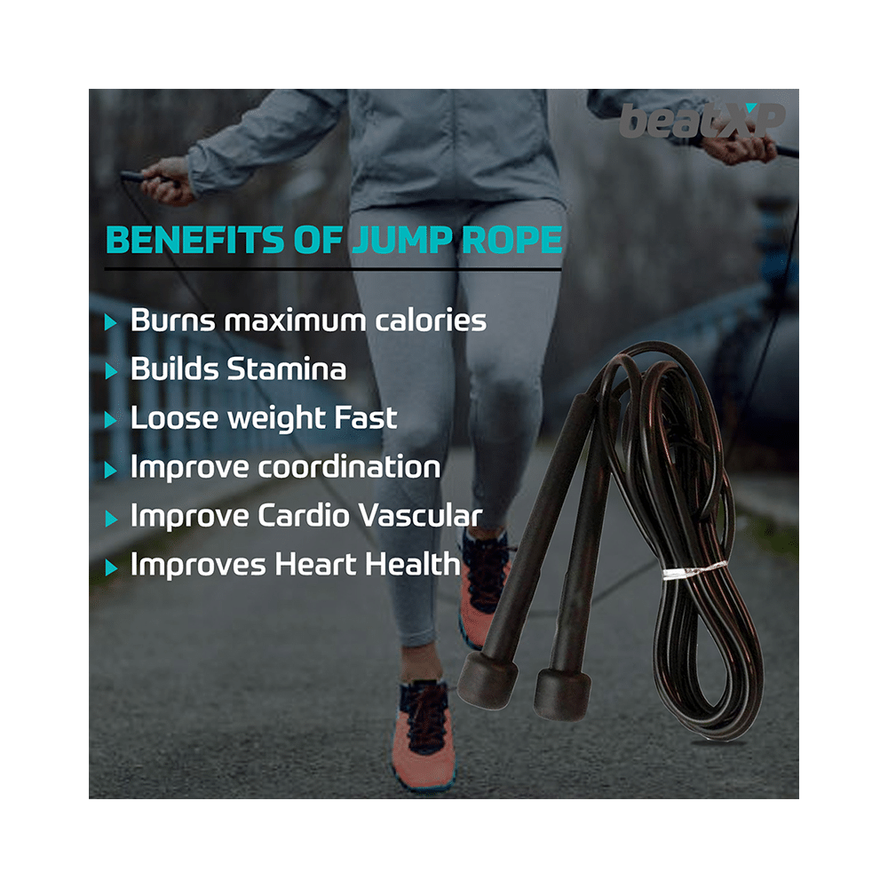 beatXP GHVMEDSKP004 Skipping Rope Pencil Handles Black - Image 2
