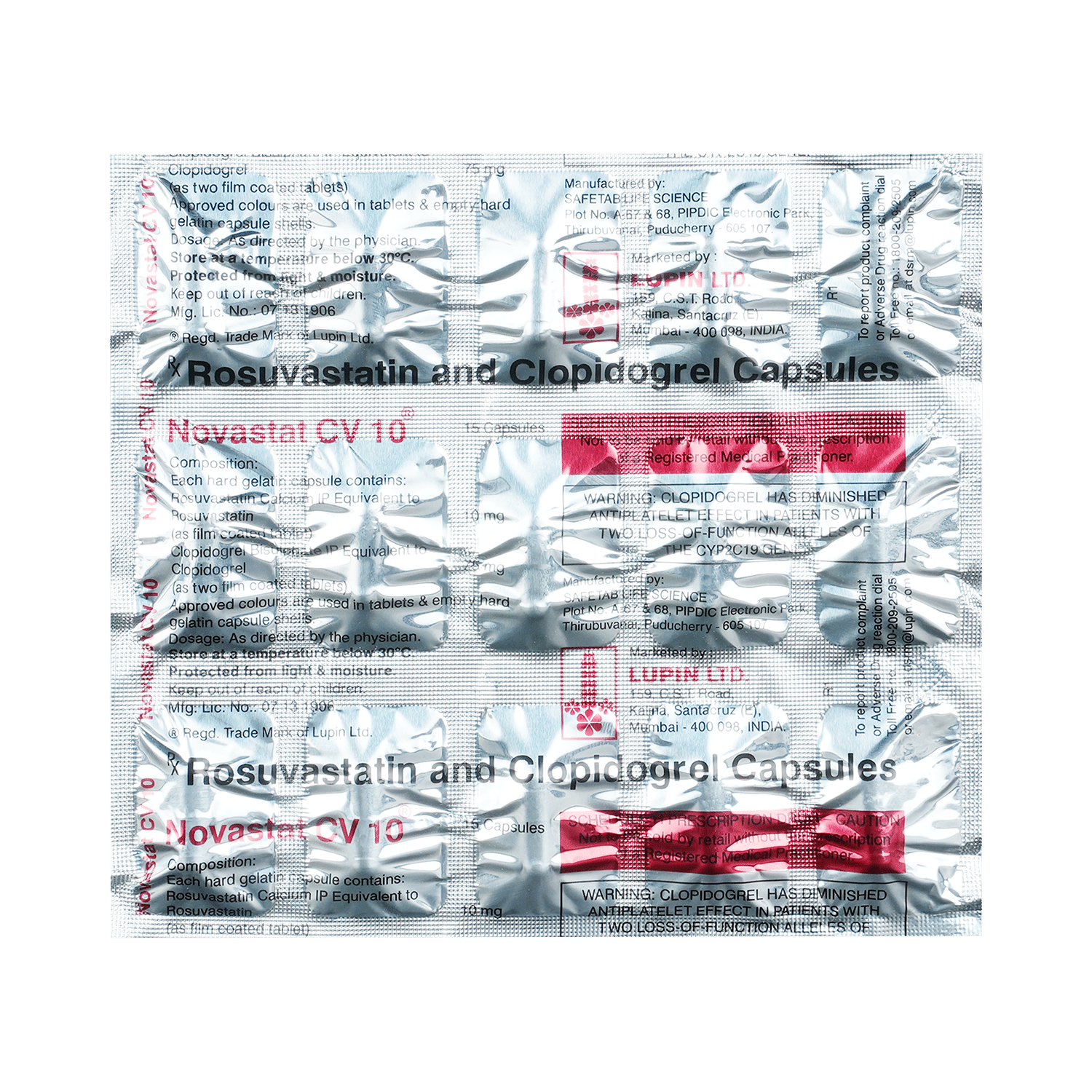 Novastat CV 10  Capsule - Image 5