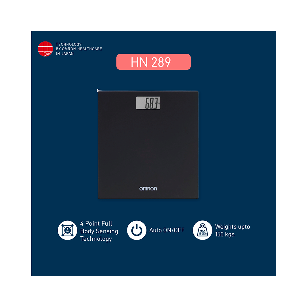 Omron HN-289 Weighing Scale Black - Image 3