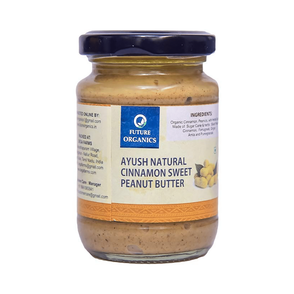 Future Organics Ayush Natural Peanut Butter Cinnamon Sweet - Image 1