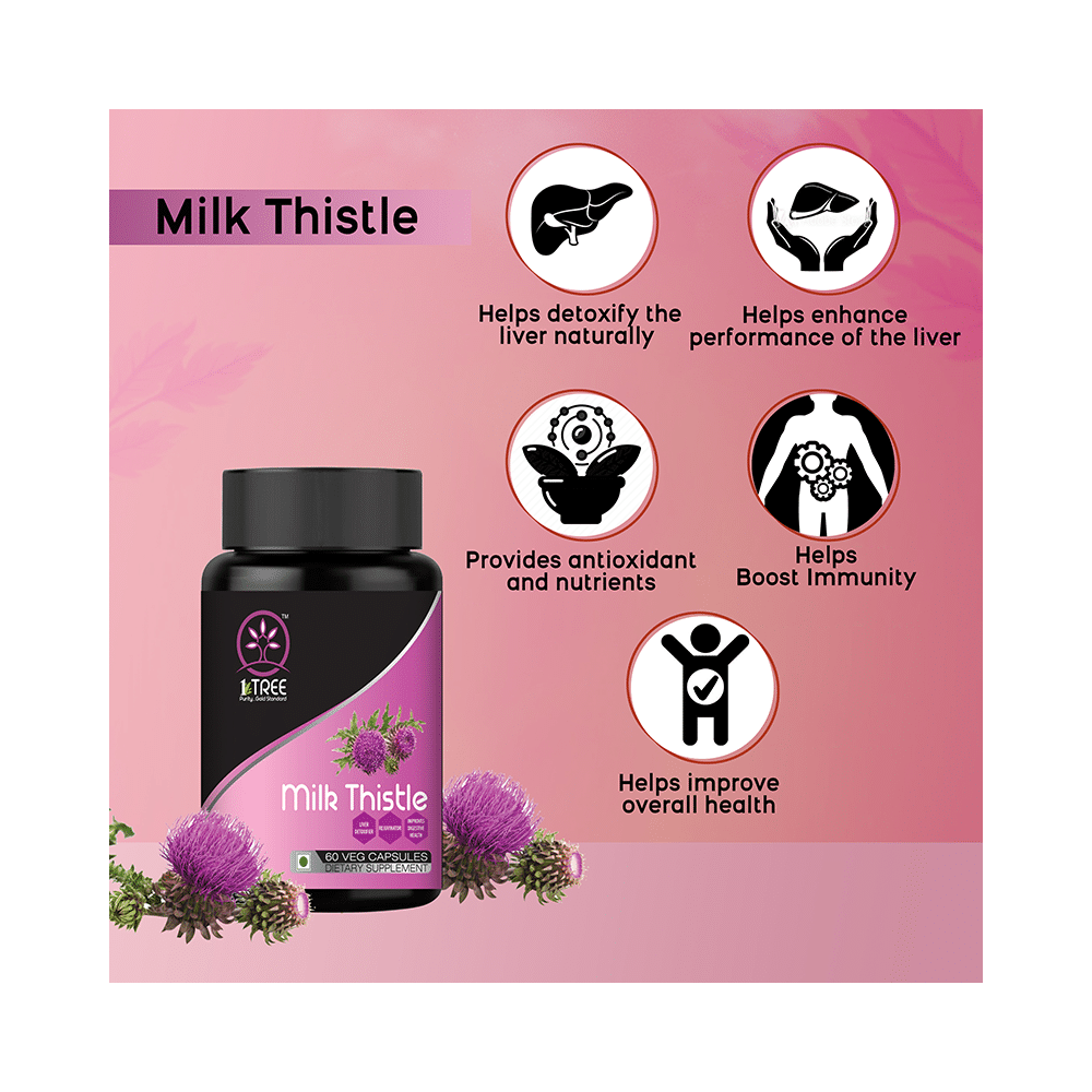 1 Tree Milk Thistle Veg Capsule - Image 3