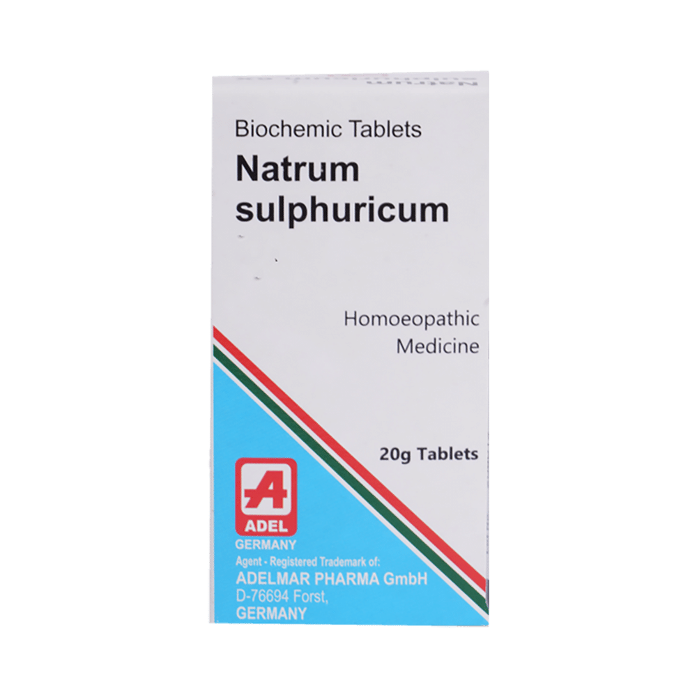 ADEL Natrum Sulphuricum Biochemic Tablet 6X - Image 1