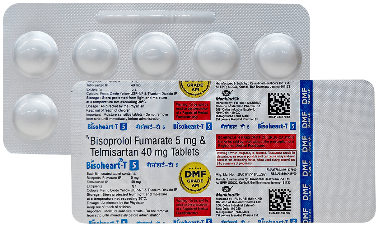 Bisoheart-T 5mg/40mg Tablet - Image 1