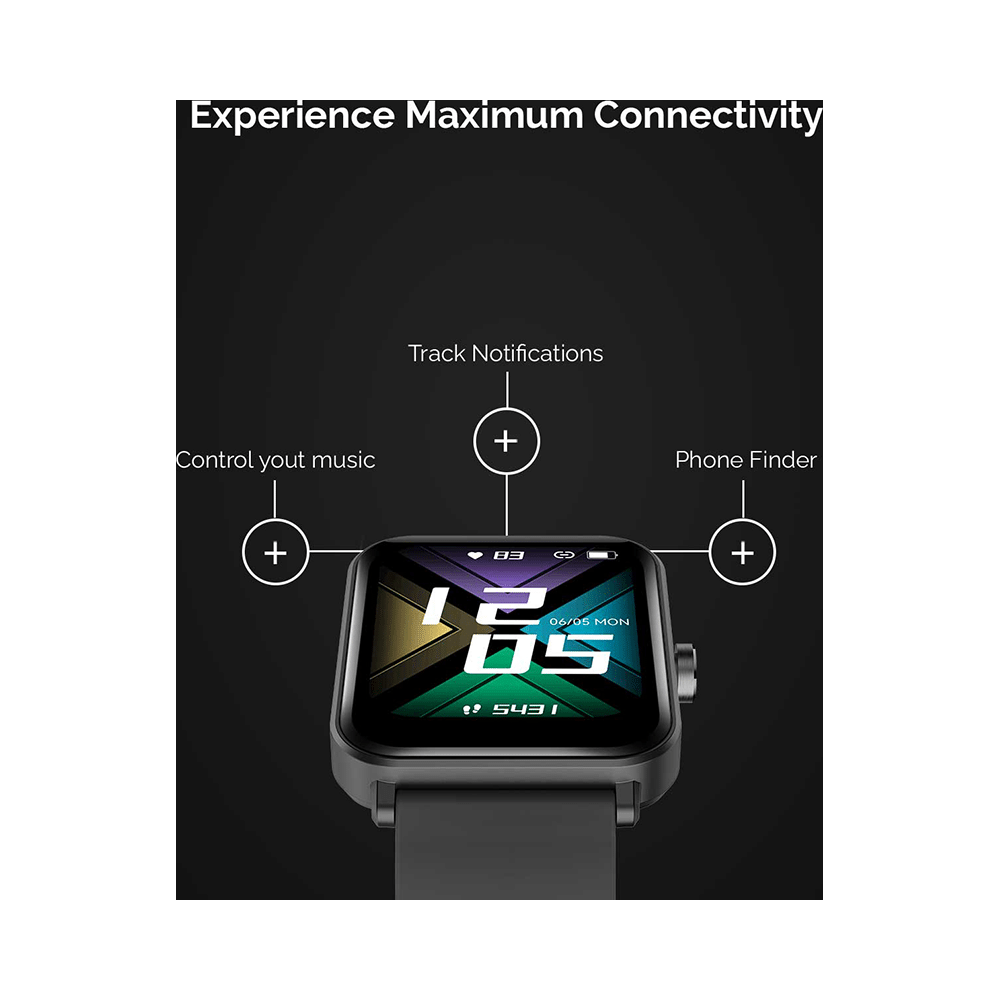 GOQii IP68 Vital MAX SpO2 1.69 HD Full Touch Smart Watch with 3 Months Health & Personal Coaching - Image 5