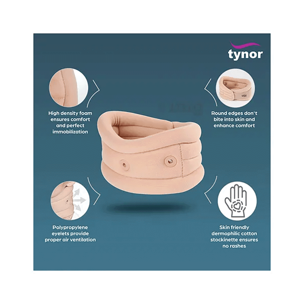 Tynor B-02 Soft Cervical Collar with Support Medium - Image 2
