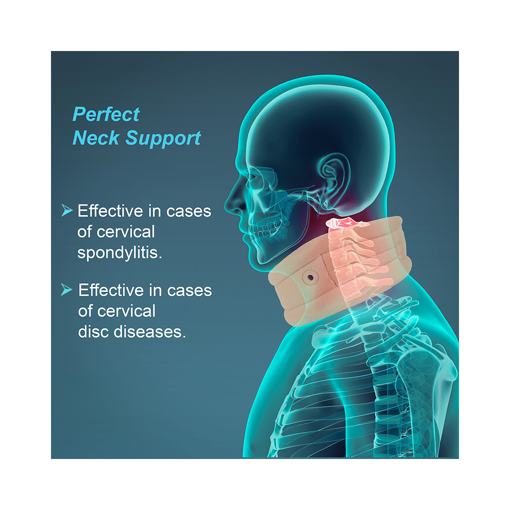 Tynor B-02 Soft Cervical Collar with Support Medium - Image 4