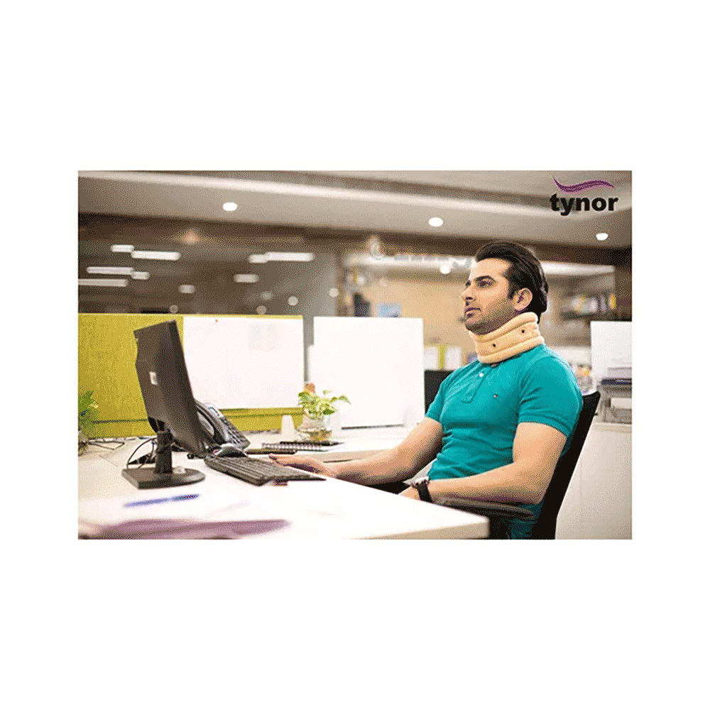 Tynor B-02 Soft Cervical Collar with Support Medium - Image 3