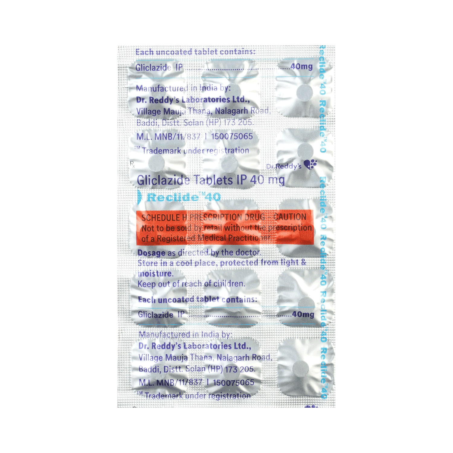 Reclide 40 Tablet - Image 2